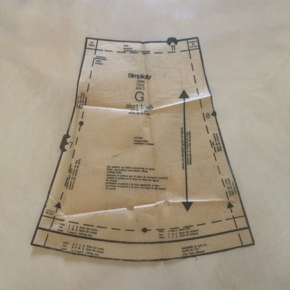 Vintage 1975 Simplicity 6996 Child’s Dress Pattern - Picture 9 of 10